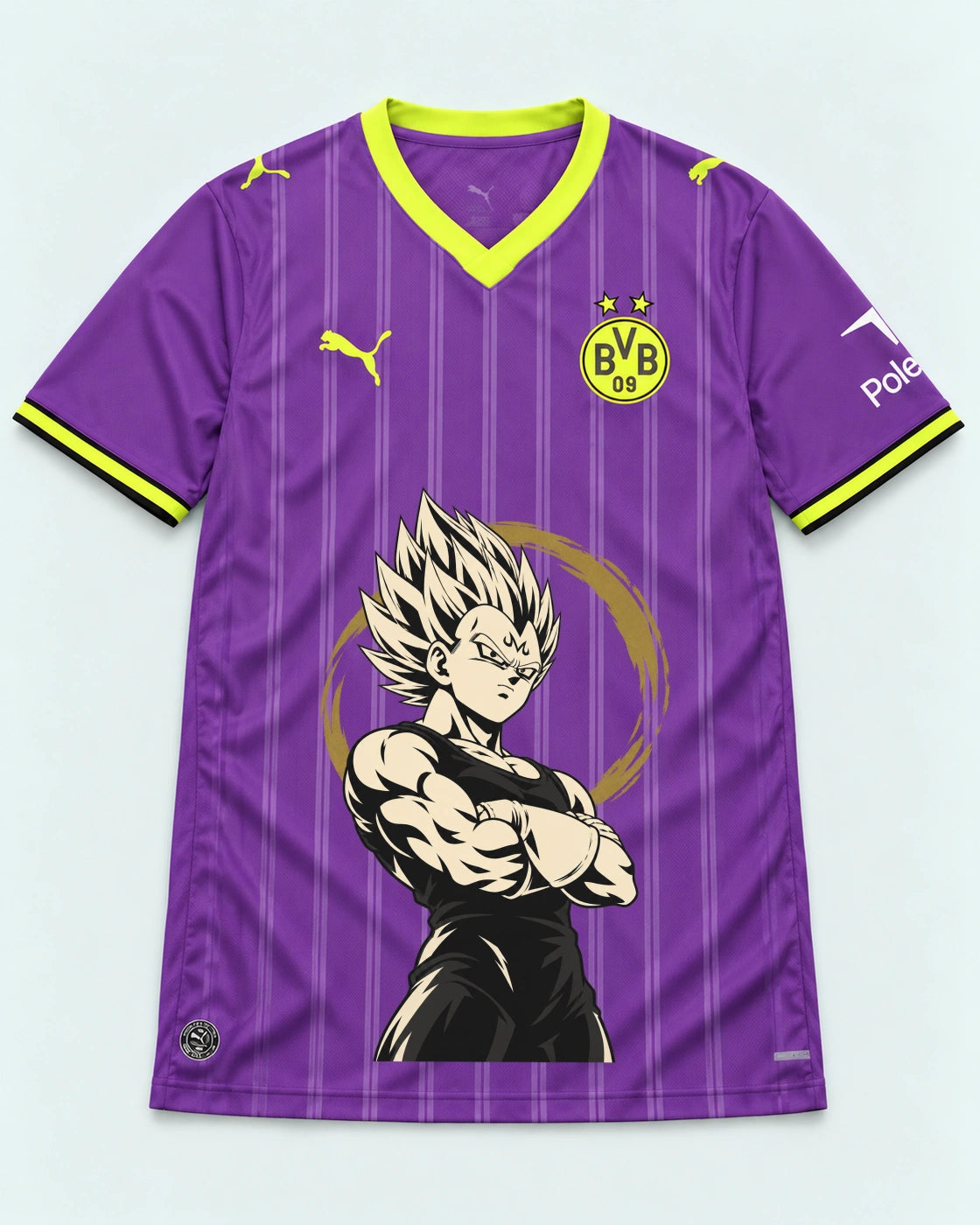 Borussia Dortmund Purple Majin Vegeta Dragon Ball Jersey — Front