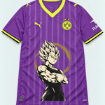 Borussia Dortmund Purple Majin Vegeta Dragon Ball Jersey — Front