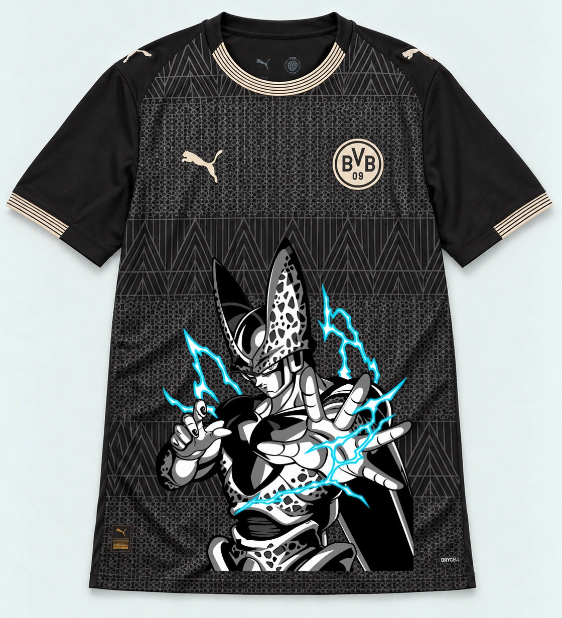 Borussia Dortmund Special Black Cell Dragon Ball Jersey — Front