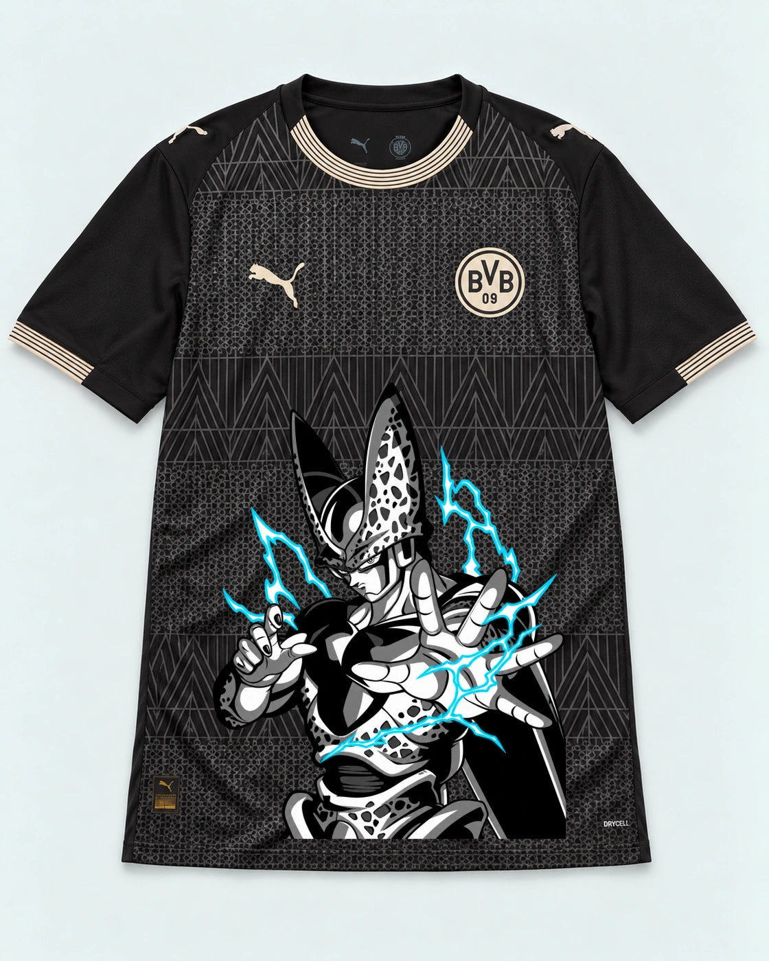 Borussia Dortmund Special Black Cell Dragon Ball Jersey — Front