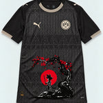 Borussia Dortmund Special Black Goku Sakura Dragon Ball Jersey — Front