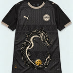 Borussia Dortmund Special Black Shenron Emblem Dragon Ball Jersey — Front