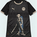 Borussia Dortmund Special Black Trunks Sword Dragon Ball Jersey — Front