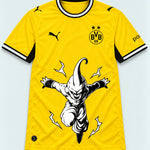 Borussia Dortmund Yellow Kid Buu Dragon Ball Jersey — Front