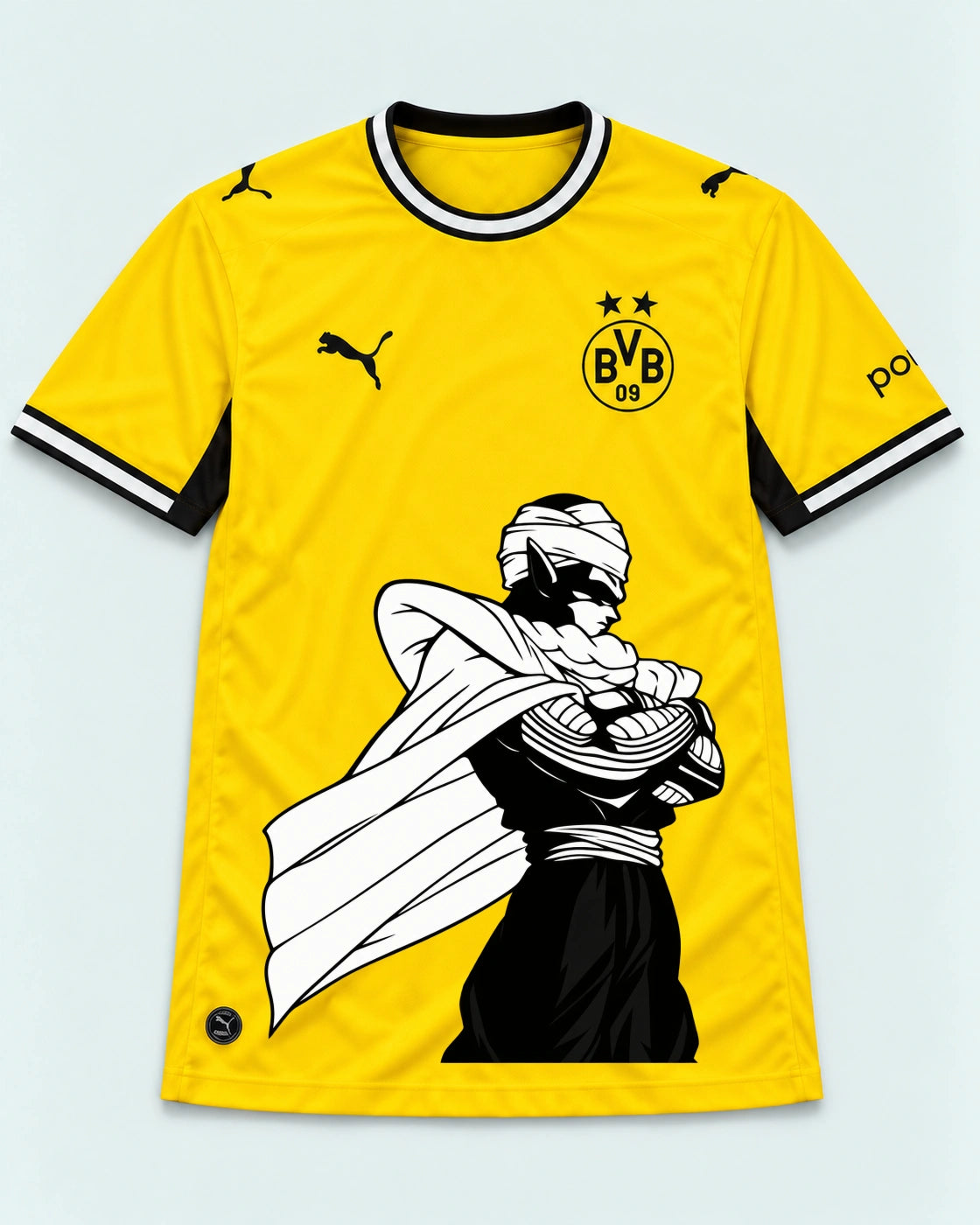 Borussia Dortmund Yellow Piccolo Cloak Dragon Ball Jersey — Front