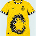 Borussia Dortmund Yellow Shenron Emblem Dragon Ball Jersey — Front