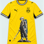 Borussia Dortmund Yellow Trunks Sword Dragon Ball Jersey — Front