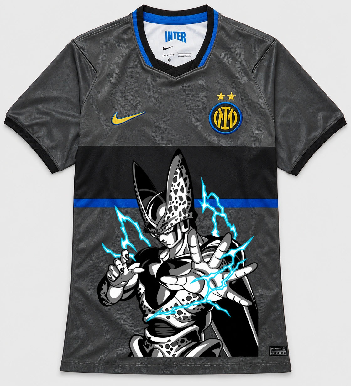 Inter Milan Gray Cell Dragon Ball Jersey — Front