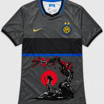 Inter Milan Gray Goku Sakura Dragon Ball Jersey — Front