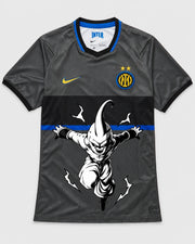 Inter Milan Gray Kid Buu Dragon Ball Jersey — Front