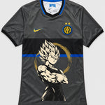 Inter Milan Gray Majin Vegeta Dragon Ball Jersey — Front