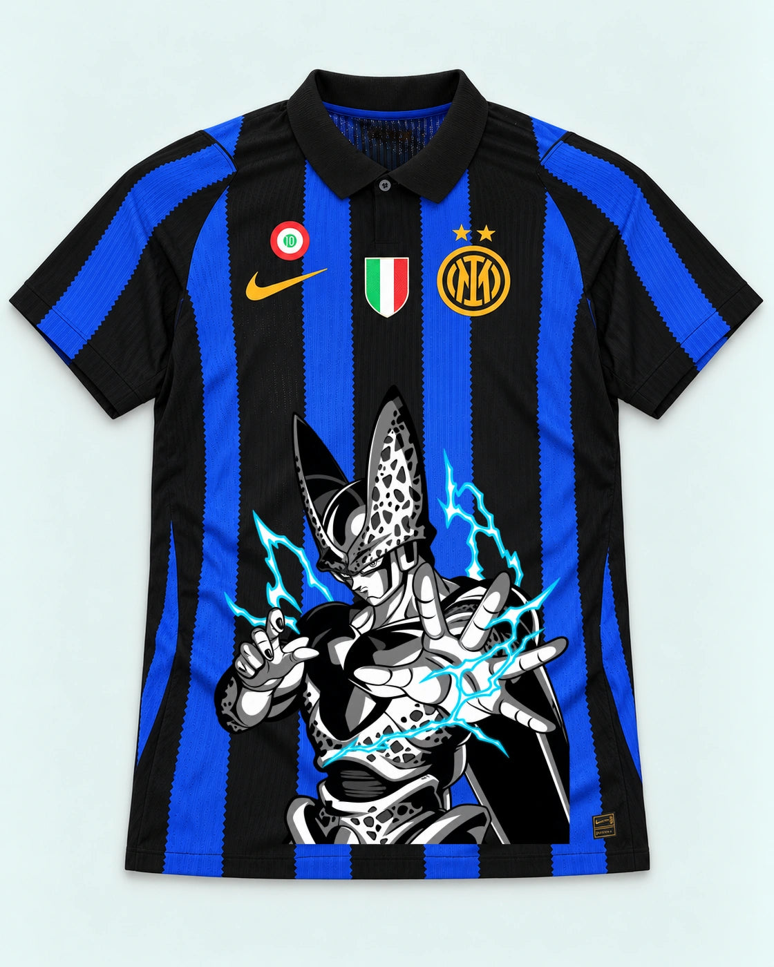 Inter Milan Striped Cell Dragon Ball Jersey — Front