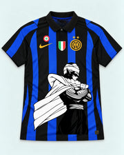 Inter Milan Striped Piccolo Cloak Dragon Ball Jersey — Front