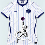 Inter Milan White Frieza Death Ball Dragon Ball Jersey — Front