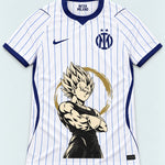 Inter Milan White Majin Vegeta Dragon Ball Jersey — Front