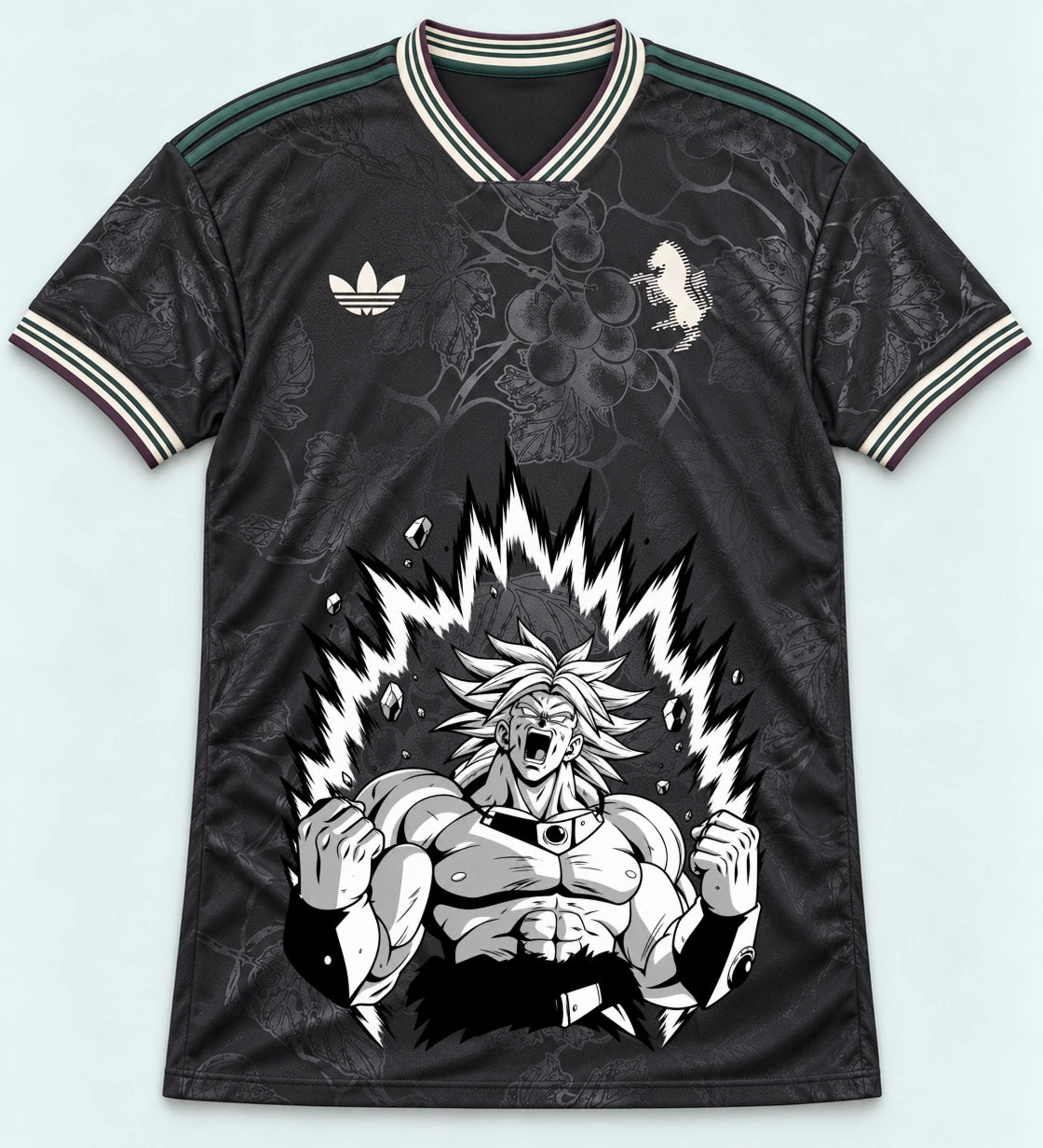 Juventus Dark Broly Dragon Ball Jersey — Front