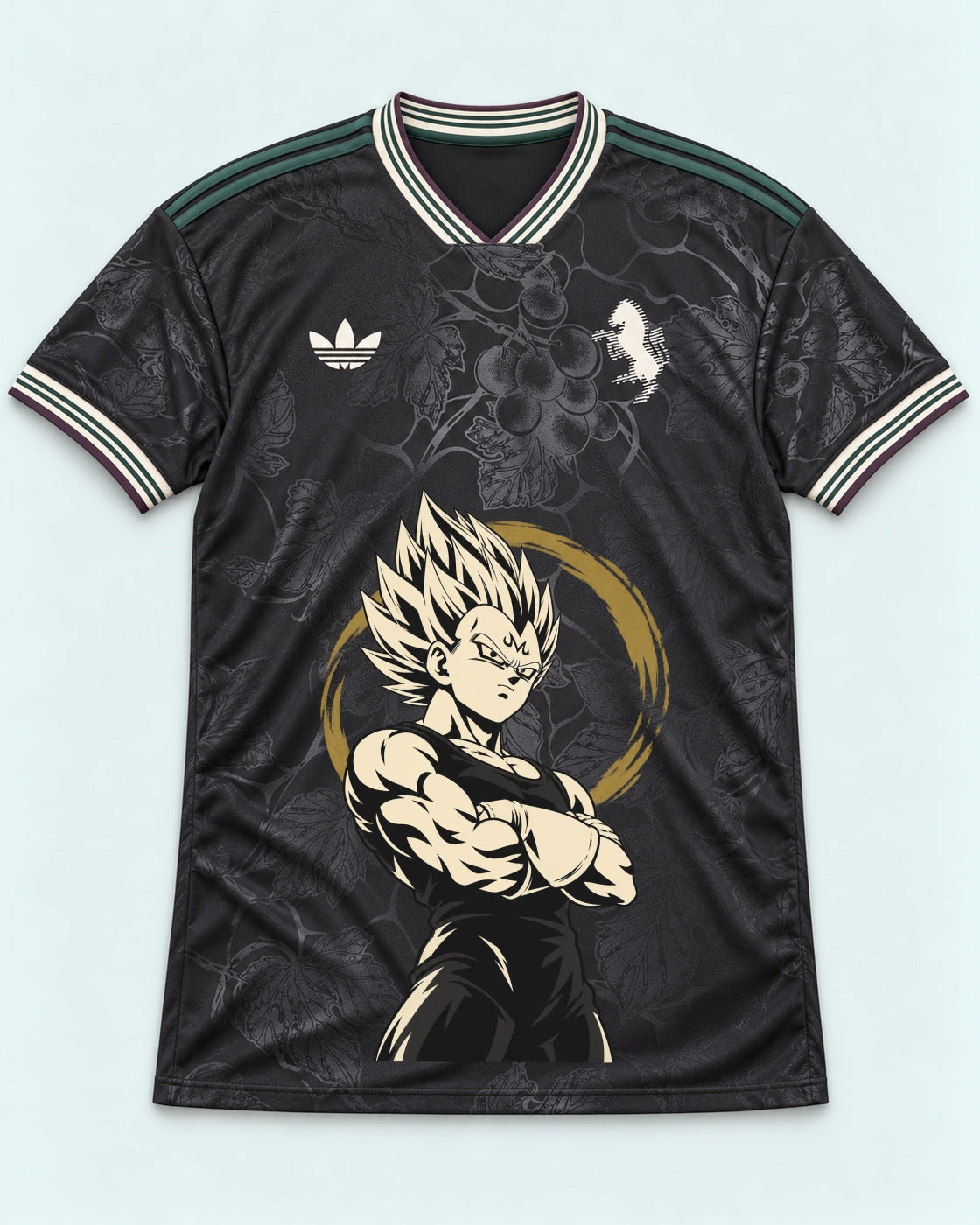 Juventus Dark Majin Vegeta Dragon Ball Jersey — Front