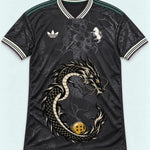 Juventus Dark Shenron Emblem Dragon Ball Jersey — Front