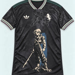 Juventus Dark Trunks Sword Dragon Ball Jersey — Front