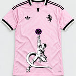 Juventus Pink Frieza Death Ball Dragon Ball Jersey — Front