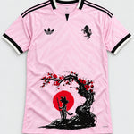 Juventus Pink Goku Sakura Dragon Ball Jersey — Front