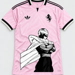 Juventus Pink Piccolo Cloak Dragon Ball Jersey — Front
