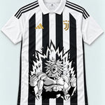 Juventus Striped Broly Dragon Ball Jersey — Front