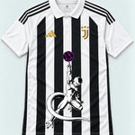 Juventus Striped Frieza Death Ball Dragon Ball Jersey — Front
