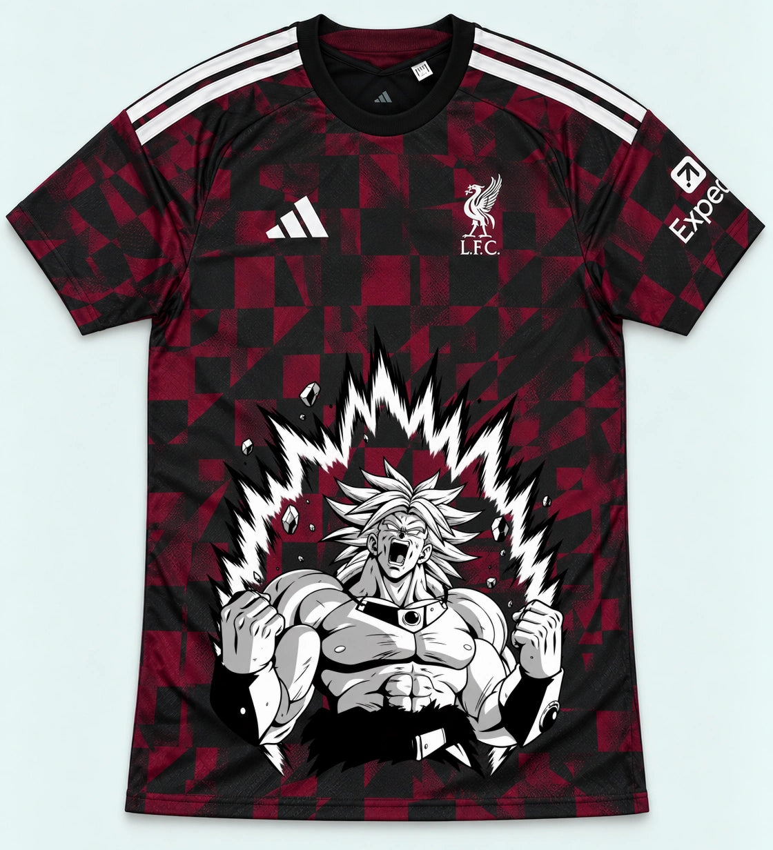 Liverpool Dark Broly Dragon Ball Jersey — Front