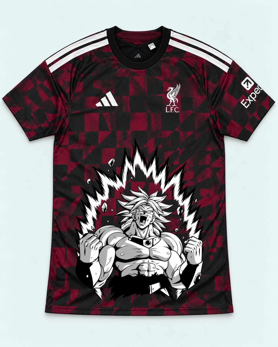 Liverpool Dark Broly Dragon Ball Jersey — Front