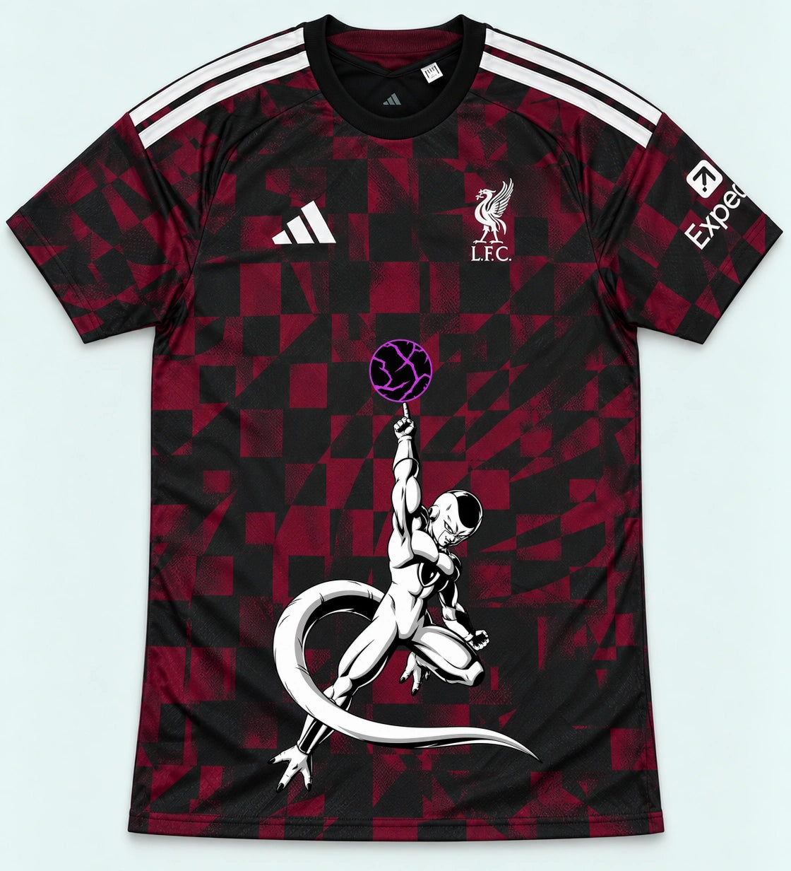 Liverpool Dark Frieza Death Ball Dragon Ball Jersey — Front