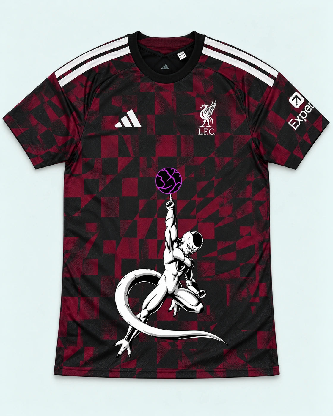 Liverpool Dark Frieza Death Ball Dragon Ball Jersey — Front