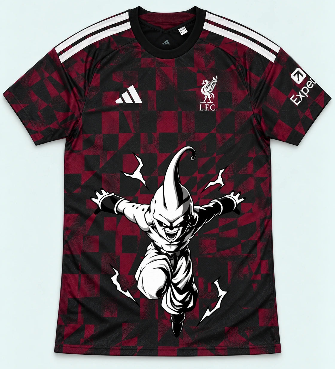 Liverpool Dark Kid Buu Dragon Ball Jersey — Front