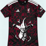 Liverpool Dark Kid Buu Dragon Ball Jersey — Front