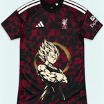 Liverpool Dark Majin Vegeta Dragon Ball Jersey — Front