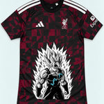 Liverpool Dark Super Saiyan Aura Dragon Ball Jersey — Front