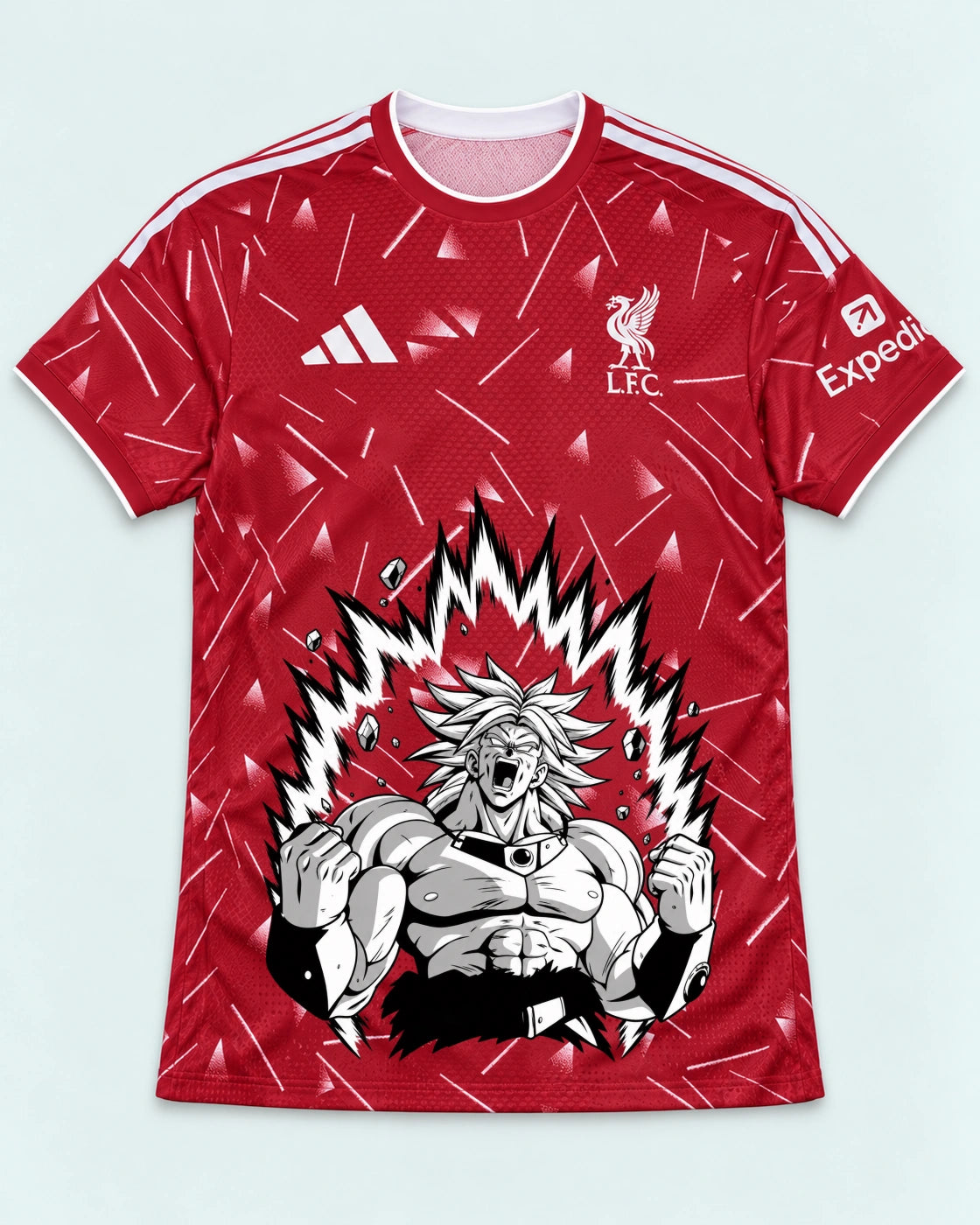 Liverpool Red Broly Dragon Ball Jersey — Front