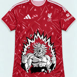Liverpool Red Broly Dragon Ball Jersey — Front