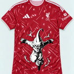 Liverpool Red Kid Buu Dragon Ball Jersey — Front