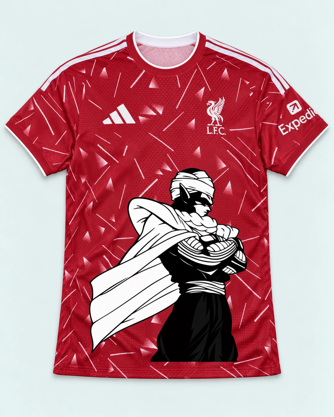 Liverpool Red Piccolo Cloak Dragon Ball Jersey — Front