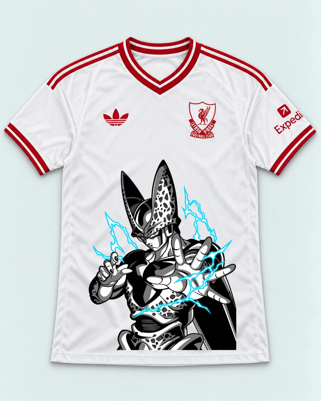 Liverpool White Cell Dragon Ball Jersey — Front