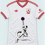 Liverpool White Frieza Death Ball Dragon Ball Jersey — Front