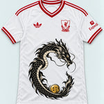 Liverpool White Shenron Emblem Dragon Ball Jersey — Front