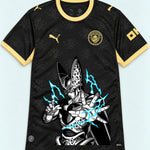 Manchester City Black Cell Dragon Ball Jersey — Front