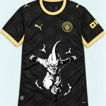 Manchester City Black Kid Buu Dragon Ball Jersey — Front