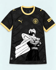 Manchester City Black Piccolo Cloak Dragon Ball Jersey — Front