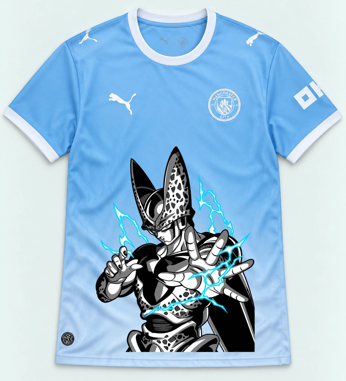 Manchester City Sky Cell Dragon Ball Jersey — Front