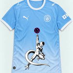Manchester City Sky Frieza Death Ball Dragon Ball Jersey — Front