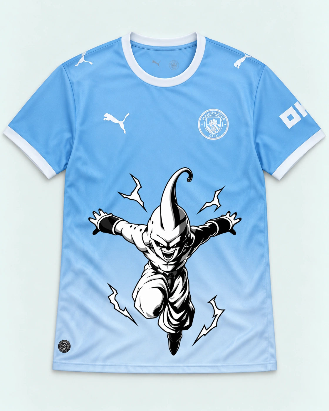 Manchester City Sky Kid Buu Dragon Ball Jersey — Front