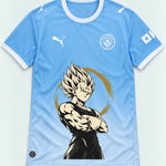 Manchester City Sky Majin Vegeta Dragon Ball Jersey — Front